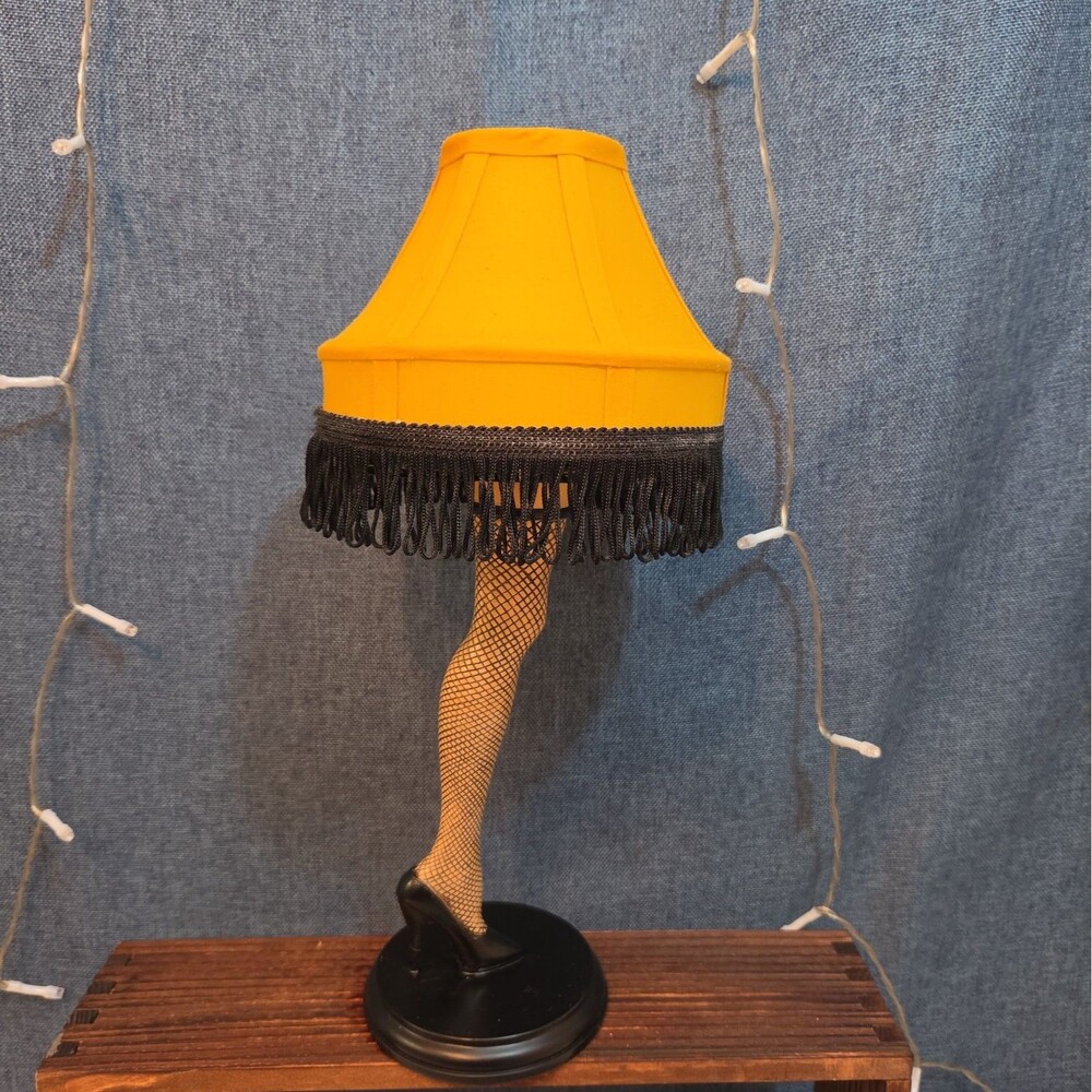 NECA Christmas Story Leg Lamp Tea Light Votive Holder 12" Movie Prop - Picture 3 of 16